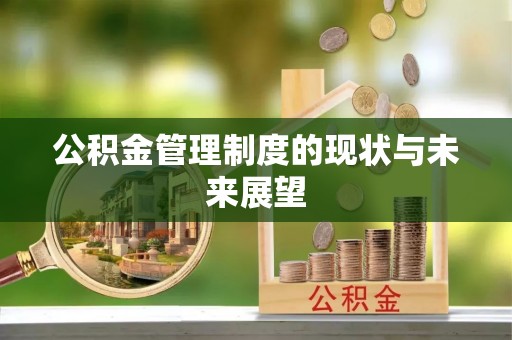 周村公积金管理制度的现状与未来展望